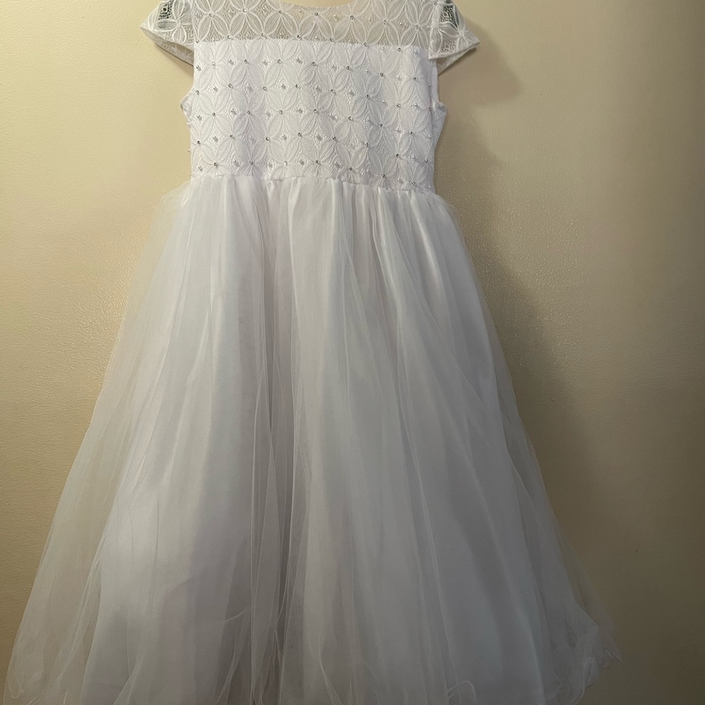 Swea Pea & Lilli -The Heirloom Collection-Girl’s Size 12x-White Communion Dress